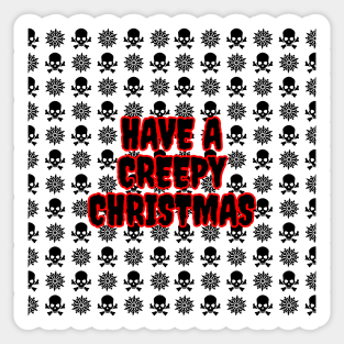 Have A Creepy Christmas Sticker